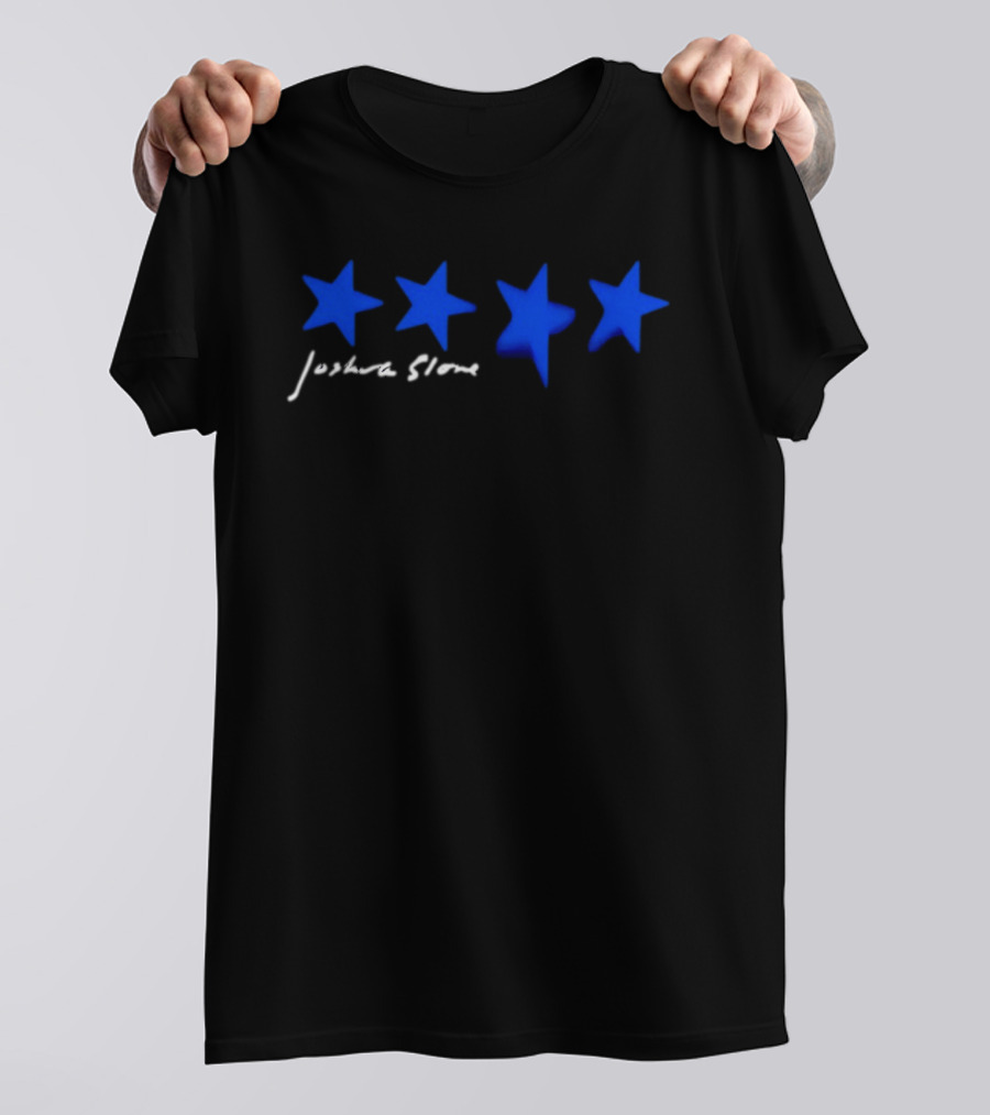 Joshua Slone Thinking Too Much Tour Four Blue Stars T-Shirt