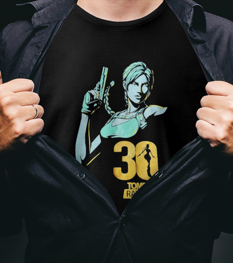 Lara Croft 30 Years Tomb Raider Anniversary T-Shirt