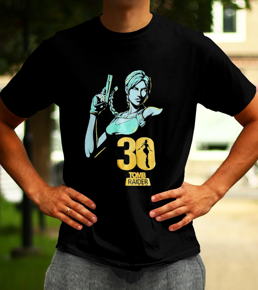 Lara Croft 30 Years Tomb Raider Anniversary T-Shirt