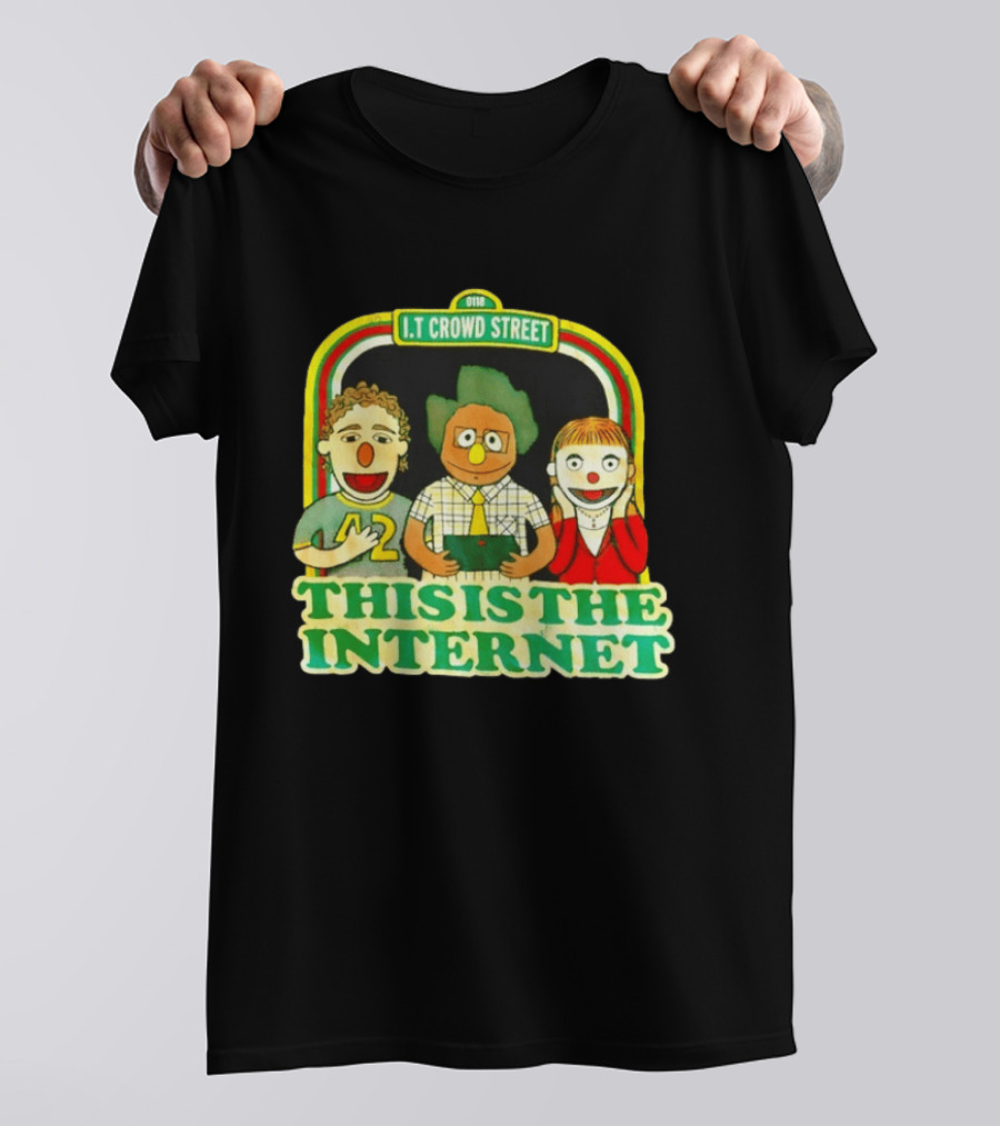 The IT Crowd Street This Is The Internet 0118 Muppet T-Shirt
