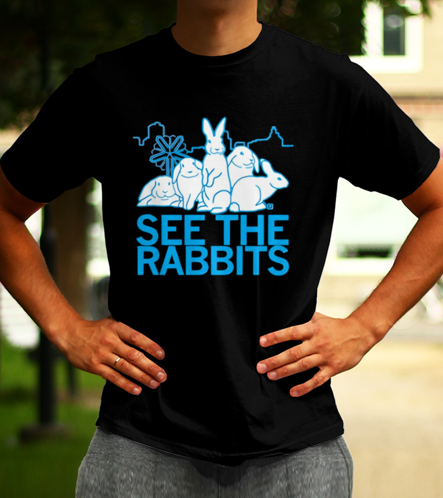See The Rabbits Blue Bunny T-Shirt