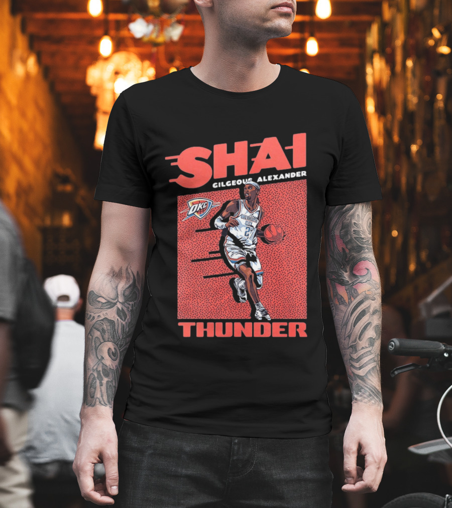 OKC Thunder Shai Gilgeous Alexander 2 Basketball MVP T-Shirt