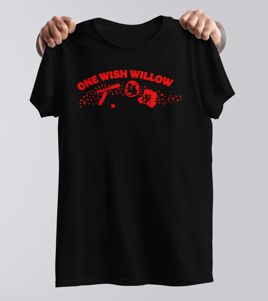 One Wish Willow Magic Wand Be Careful What You Wish For Movie T-Shirt