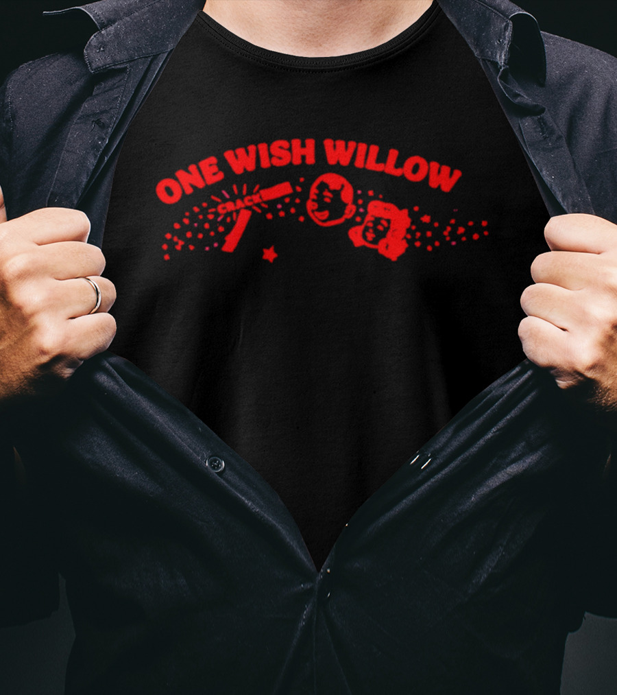 One Wish Willow Magic Wand Be Careful What You Wish For Movie T-Shirt