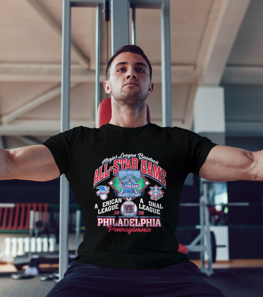 Major League Baseball 2026 All Star Game Philadelphia Pennsylvania American Vs National League T-Shirt