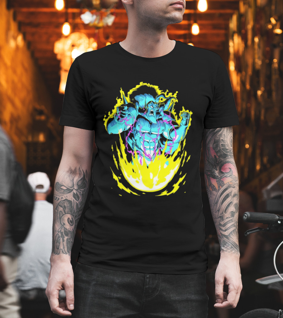 Starbarians Killgar Killgarian Rage Burst With Electric Energy T-Shirt
