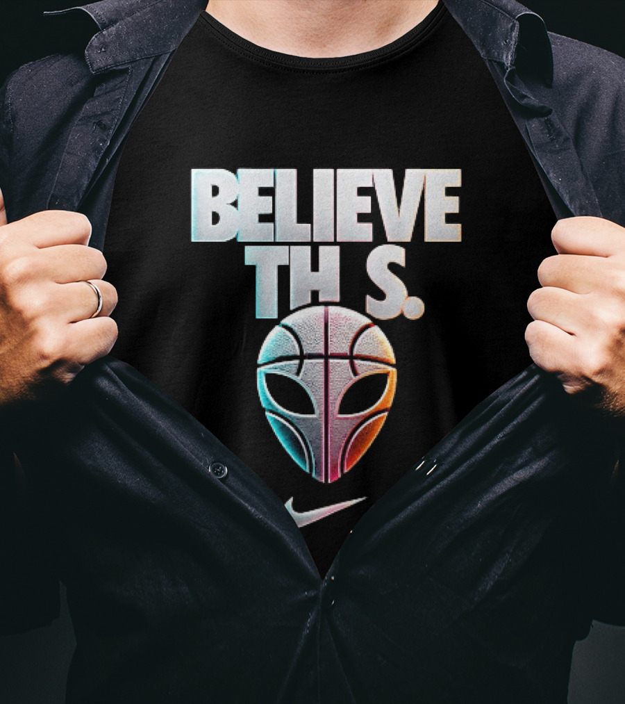Victor Wembanyama San Antonio Spurs Believe This Alien Basketball Nike T-Shirt