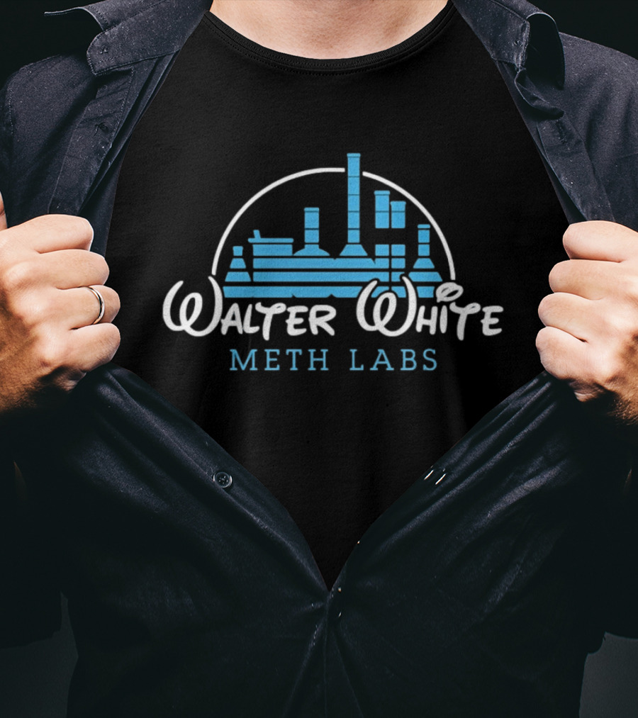Walter White Meth Labs Disney Style Breaking Bad T-Shirt