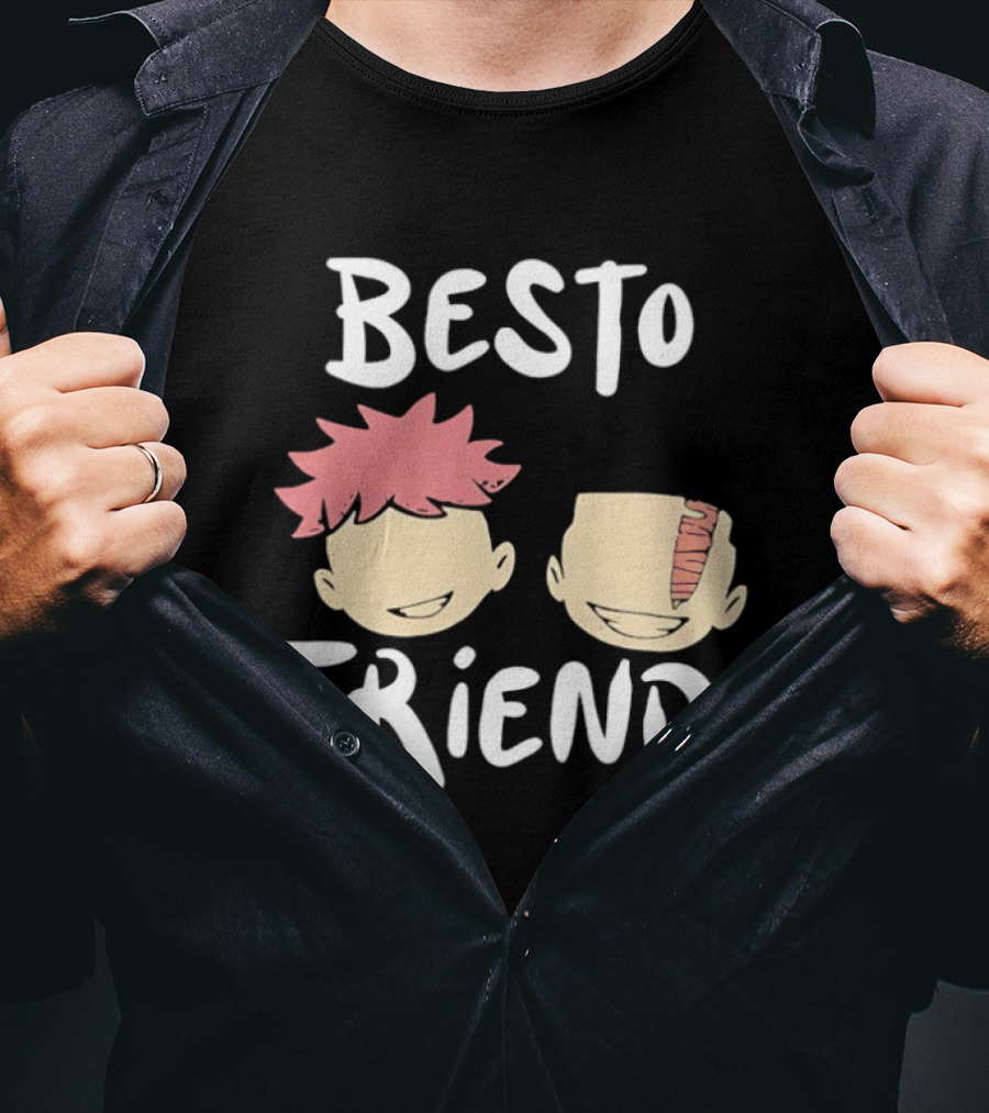 Yuji Itadori And Aoi Todo Besto Friendo Jujutsu Kaisen Anime T-Shirt