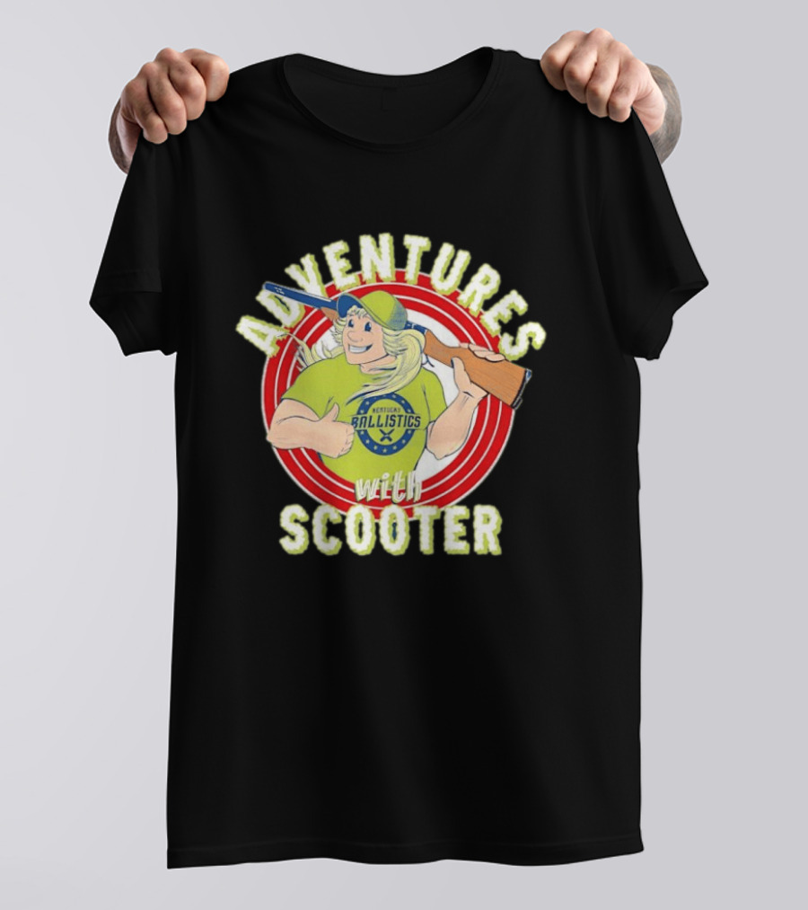 Kentucky Ballistics Adventures With Scooter Hunting T-Shirt