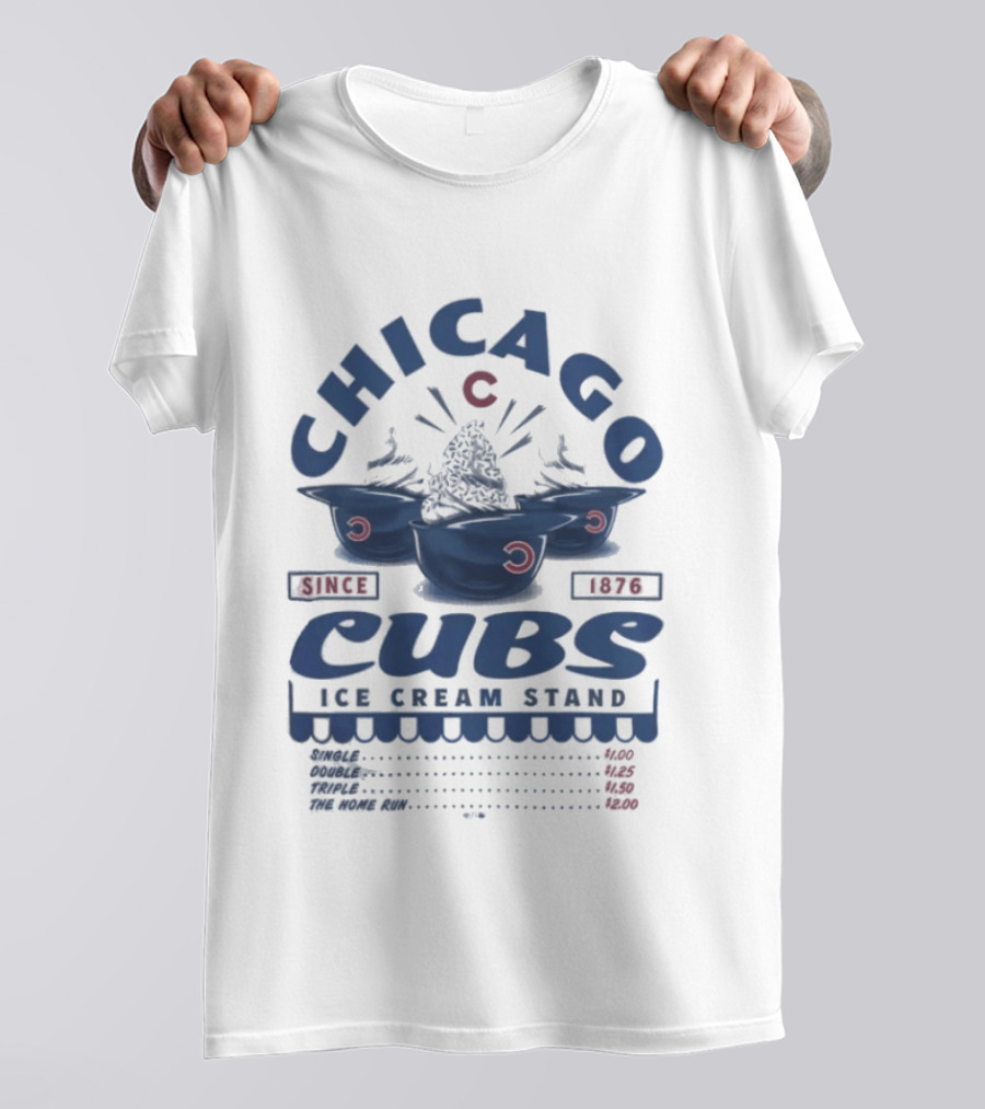 Chicago Cubs Ice Cream Stand Since 1876 T-Shirt