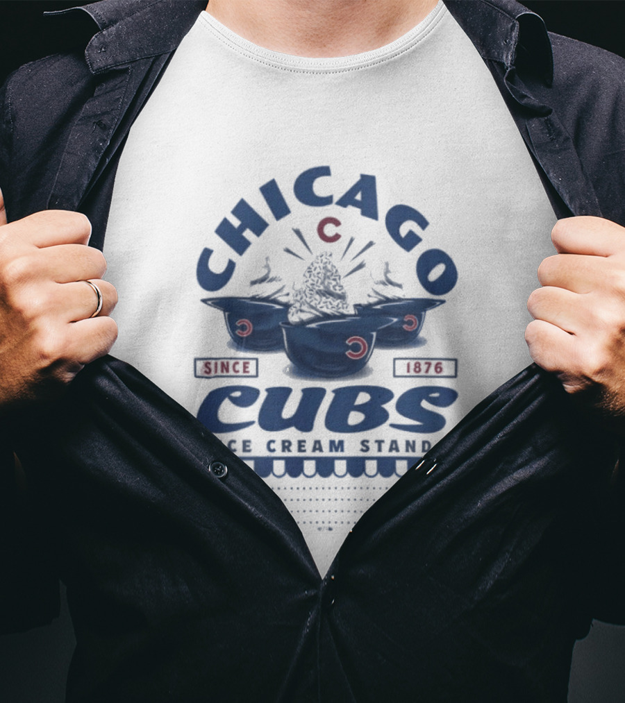 Chicago Cubs Ice Cream Stand Since 1876 T-Shirt