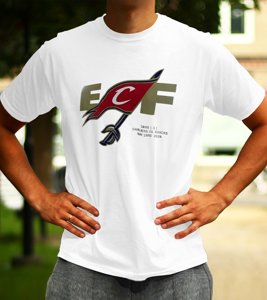 Cleveland Cavaliers ECF Game 3 Cavaliers Vs Knicks May 23rd 2026 T-Shirt