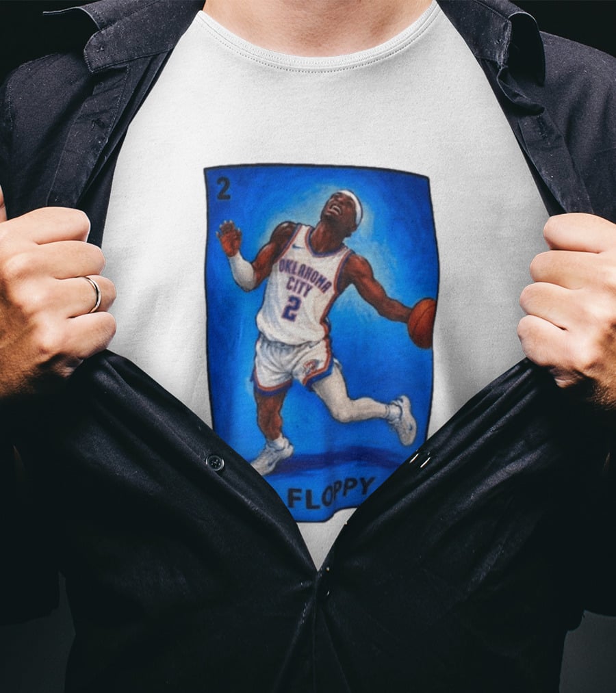 Shai Gilgeous Alexander Oklahoma City 2 El Floppy Basketball T-Shirt