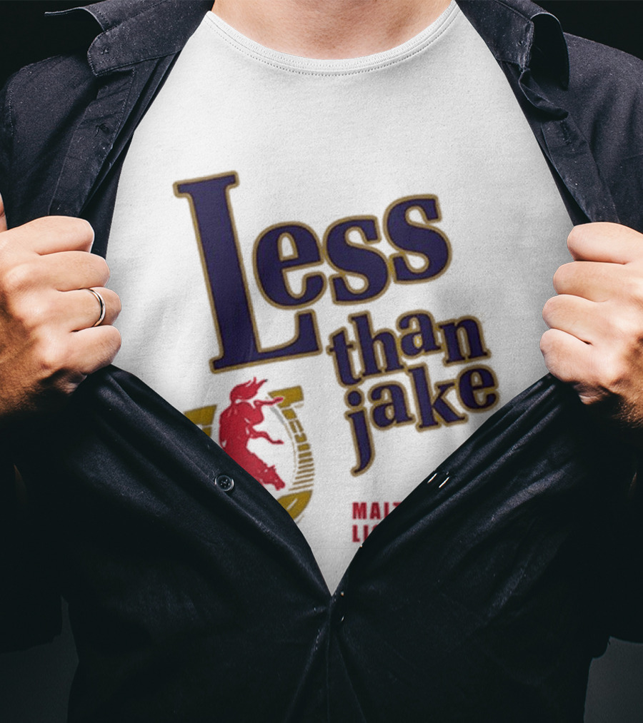 Less Than Jake Malt Liquor Evergreen Collection T-Shirt