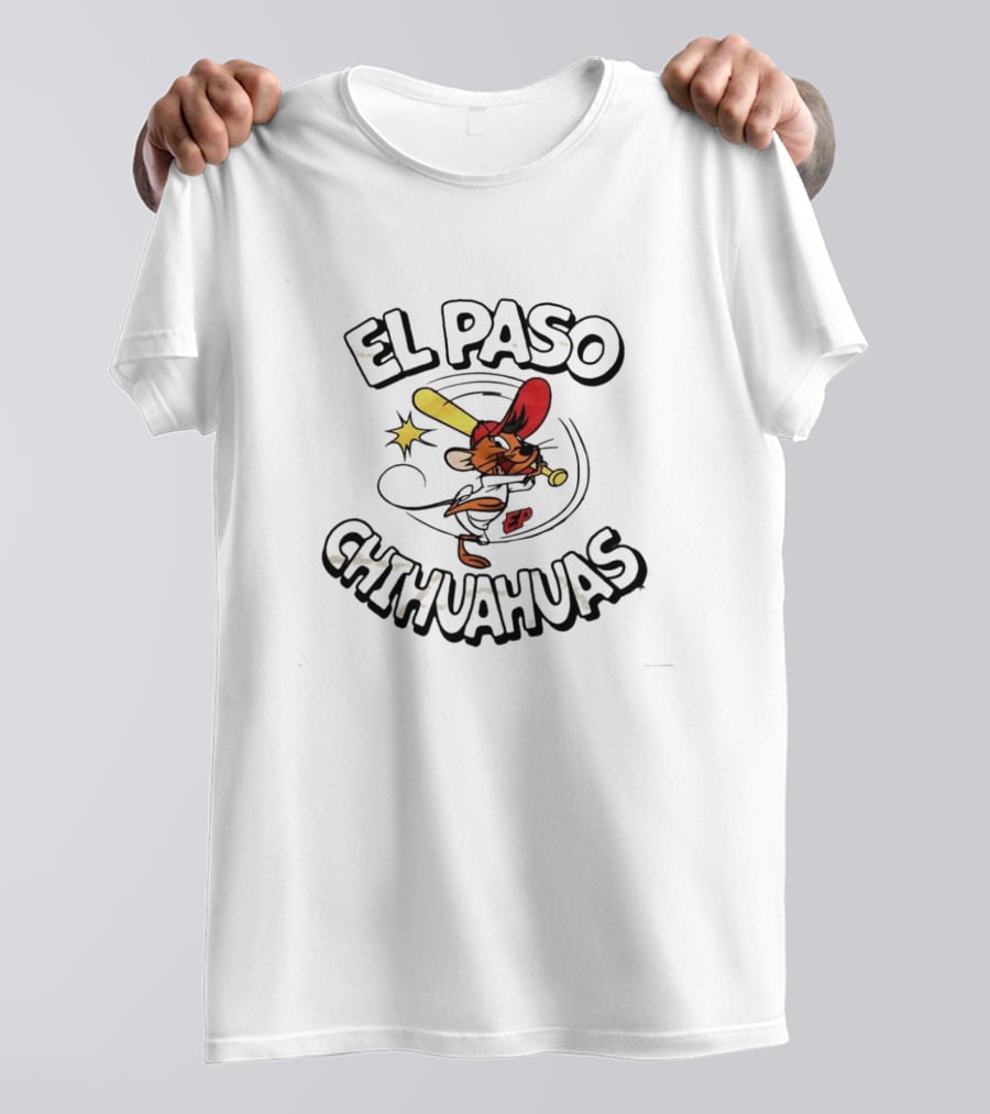 El Paso Chihuahuas Speedy Gonzales Baseball Cartoon T-Shirt