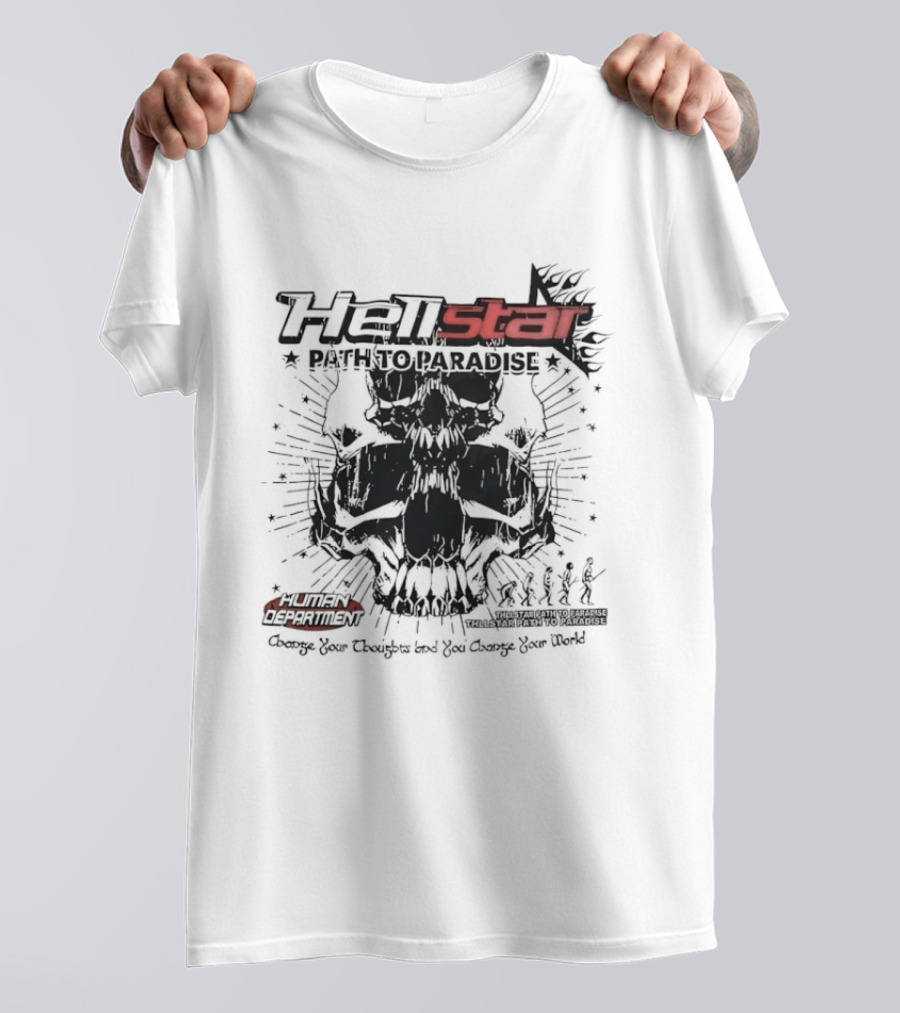 Hellstar Path To Paradise Skulls And Stars Power T-Shirt