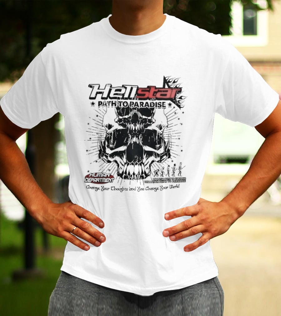 Hellstar Path To Paradise Skulls And Stars Power T-Shirt
