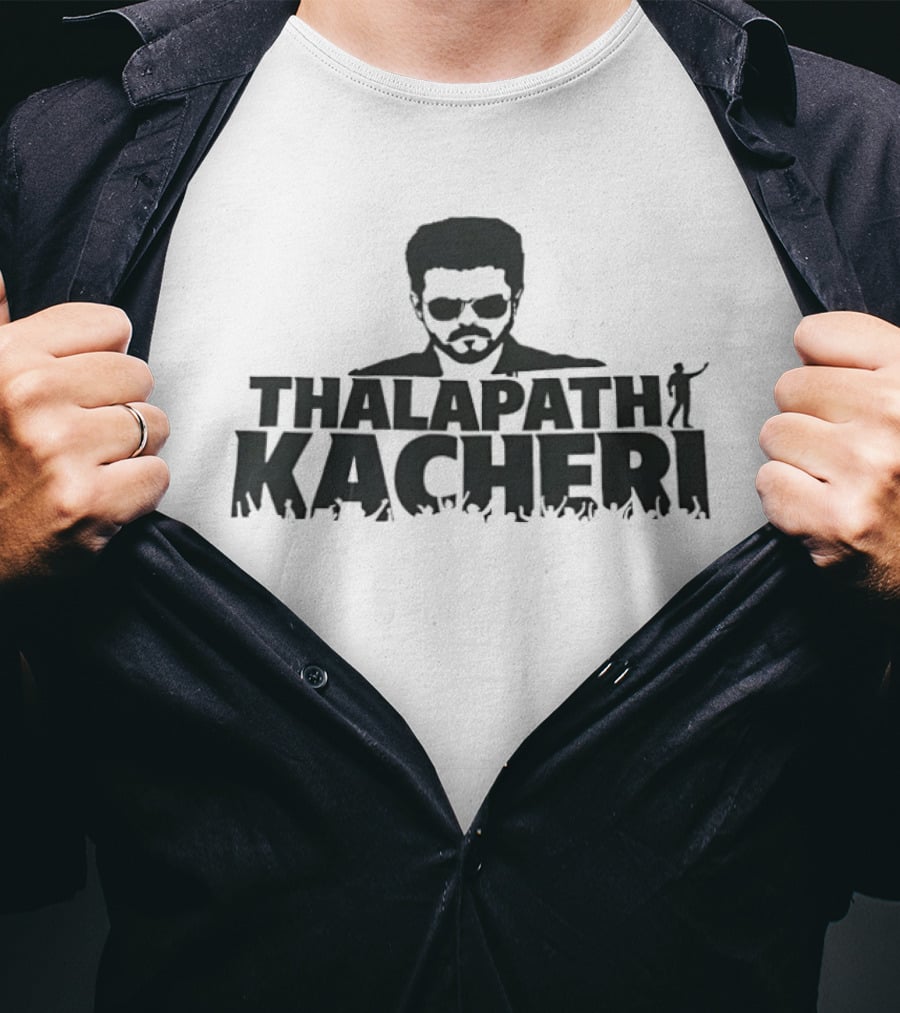 Thalapathy Vijay Thalapath Kacheri T-Shirt