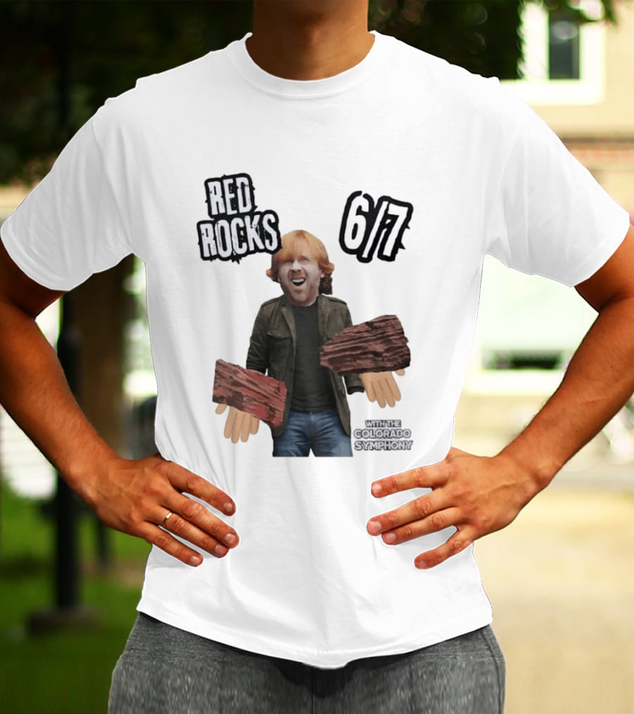 Trey Anastasio Red Rocks 6/7 With The Colorado Symphony T-Shirt