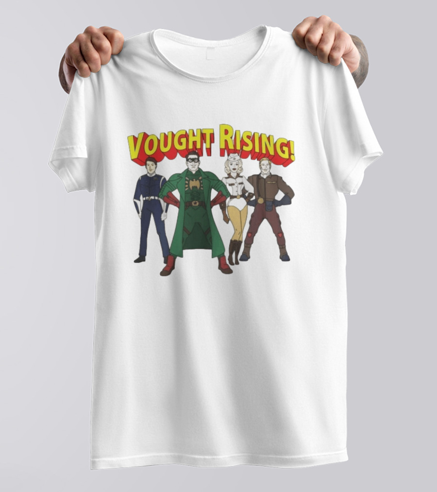 Vought Rising The Boys Superhero Team Vought International Characters T-Shirt