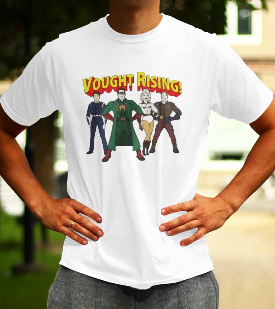 Vought Rising The Boys Superhero Team Vought International Characters T-Shirt