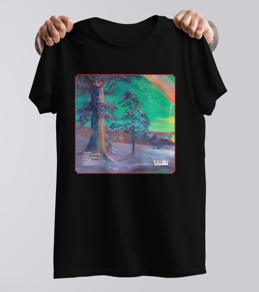 Ascension Beyond Heart And Day Emerald Mist Fading Hero T-Shirt