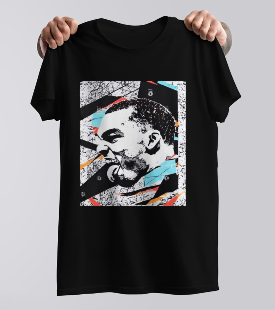 Michael Jordan Chicago Bulls Tongue Expression Urban Graffiti T-Shirt