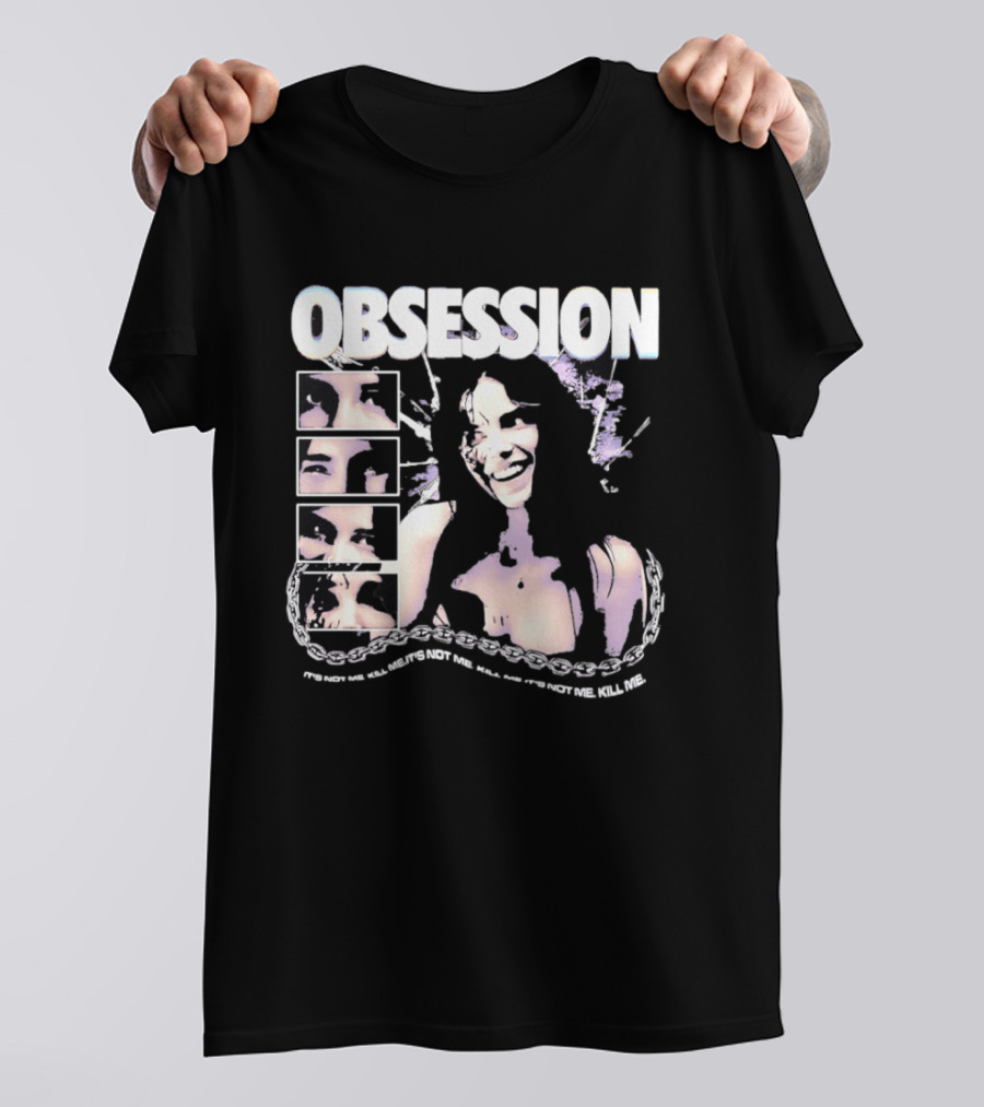 Obsession Horror It's Not Me Kill Me Chain T-Shirt