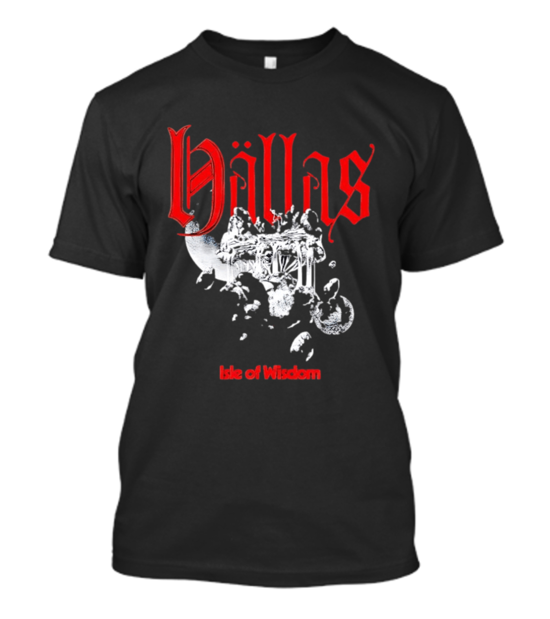 Hallas Isle Of Wisdom Floating Island Fantasy T-Shirt