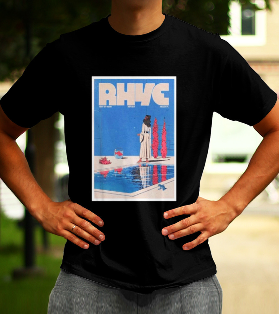 Rhye Zeyzey Poolside May 24 2026 Miami FL Retro Vibe T-Shirt