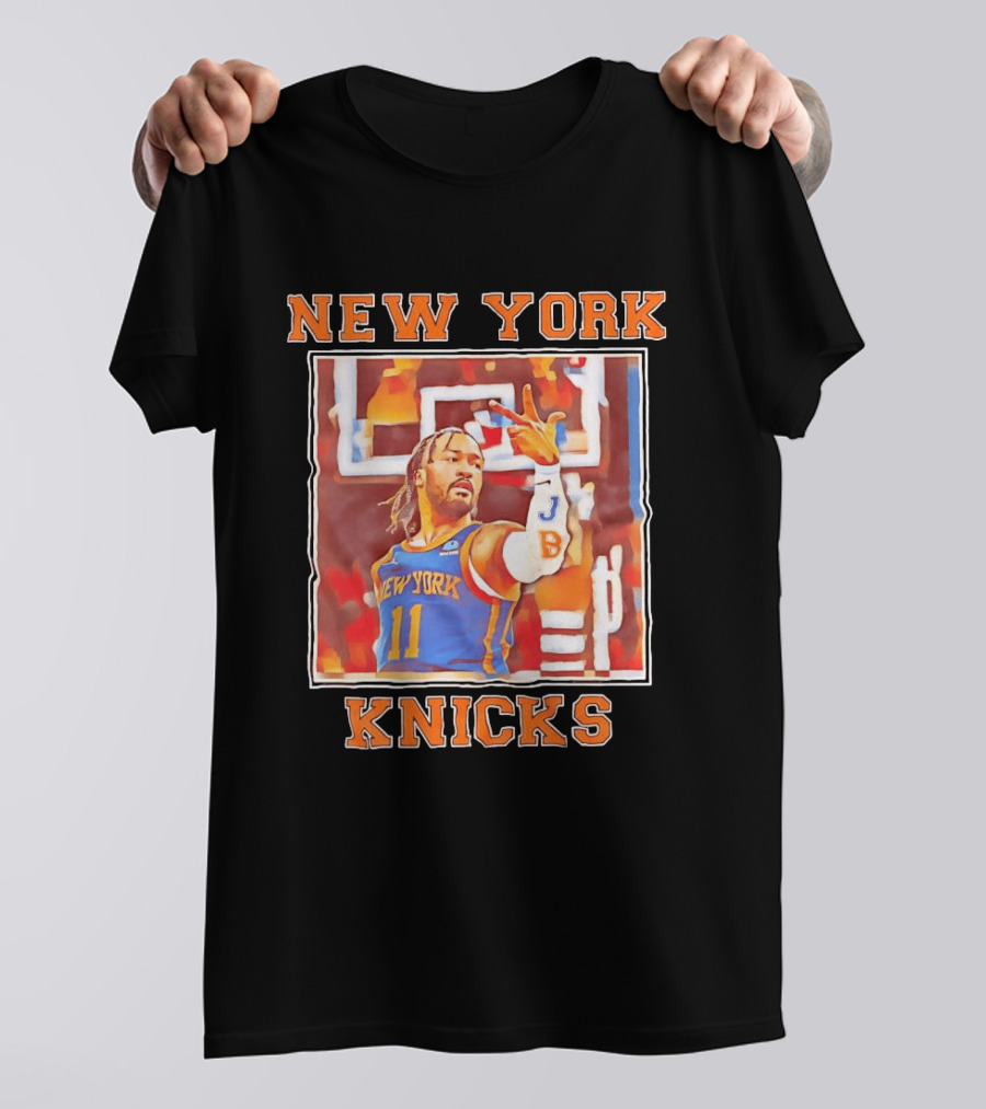 New York Knicks Jalen Brunson 11 JB Player Highlight T-Shirt