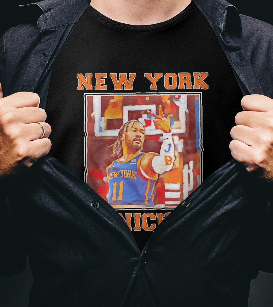 New York Knicks Jalen Brunson 11 JB Player Highlight T-Shirt