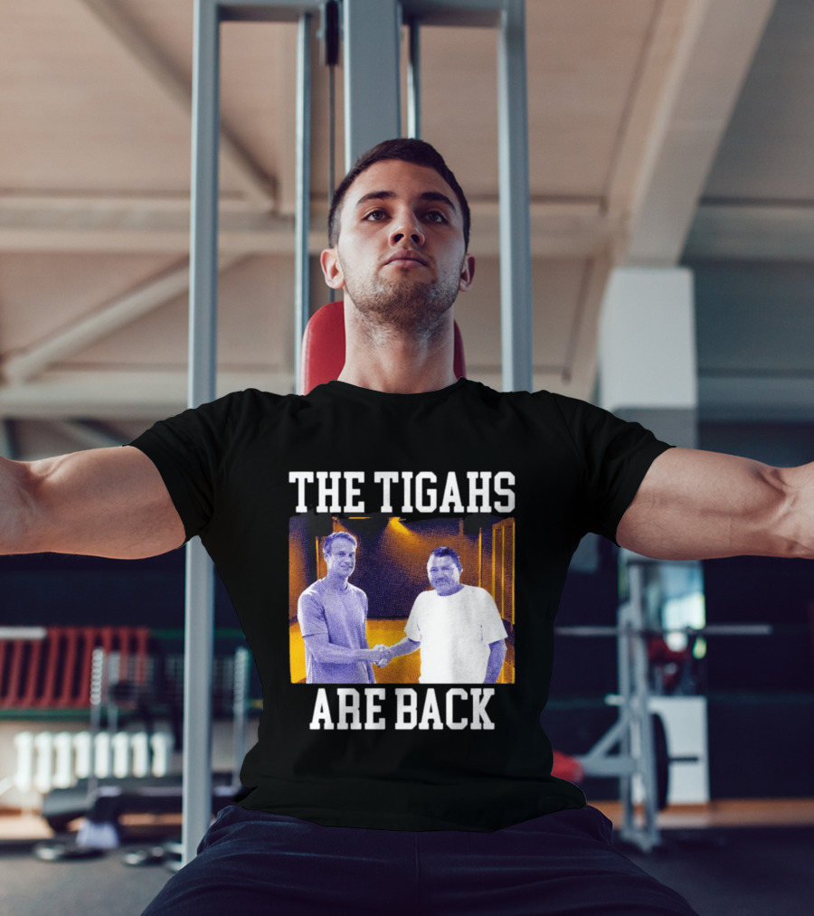 Lane Kiffin Ed Orgeron The Tigahs Are Back LSU Duo Handshake T-Shirt