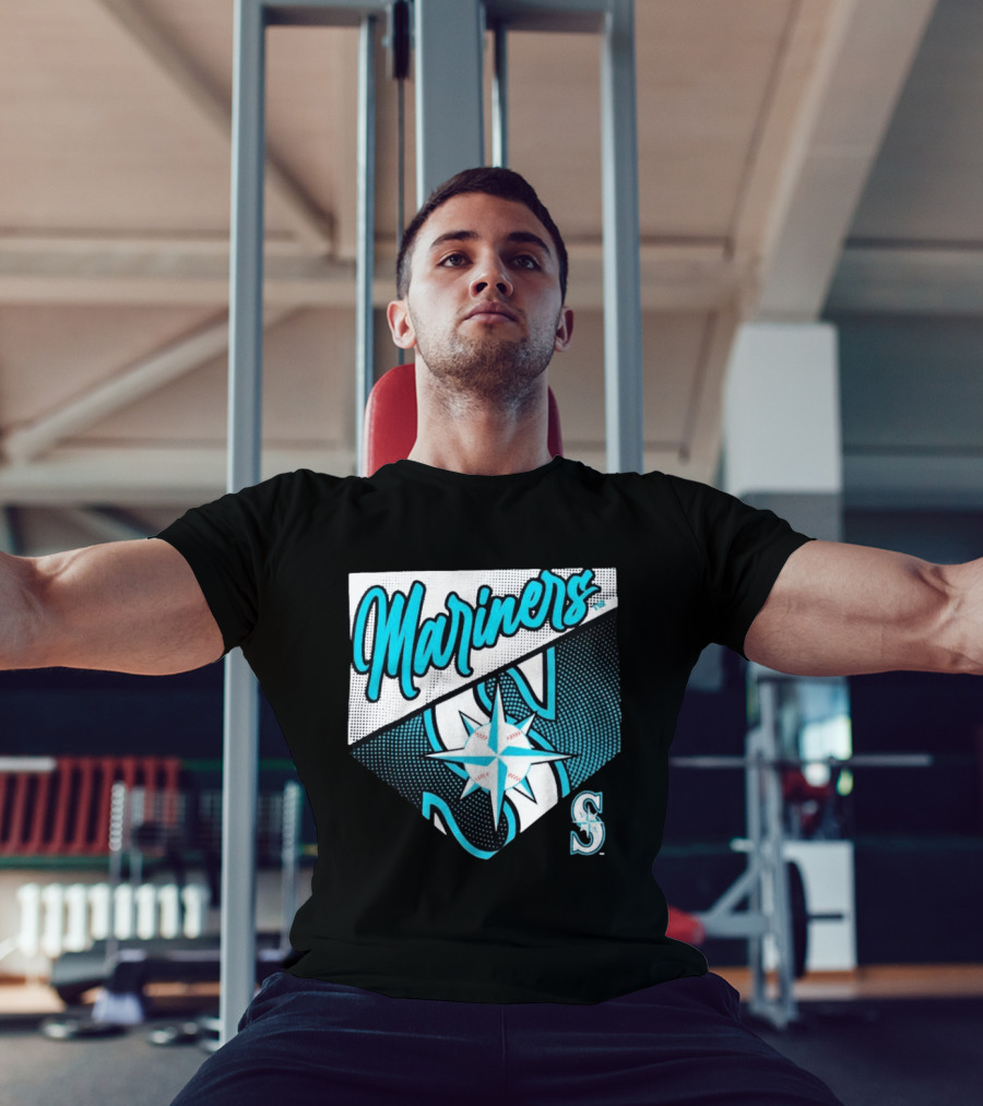 Mariners Compass Baseball Seattle Mariners T-Shirt