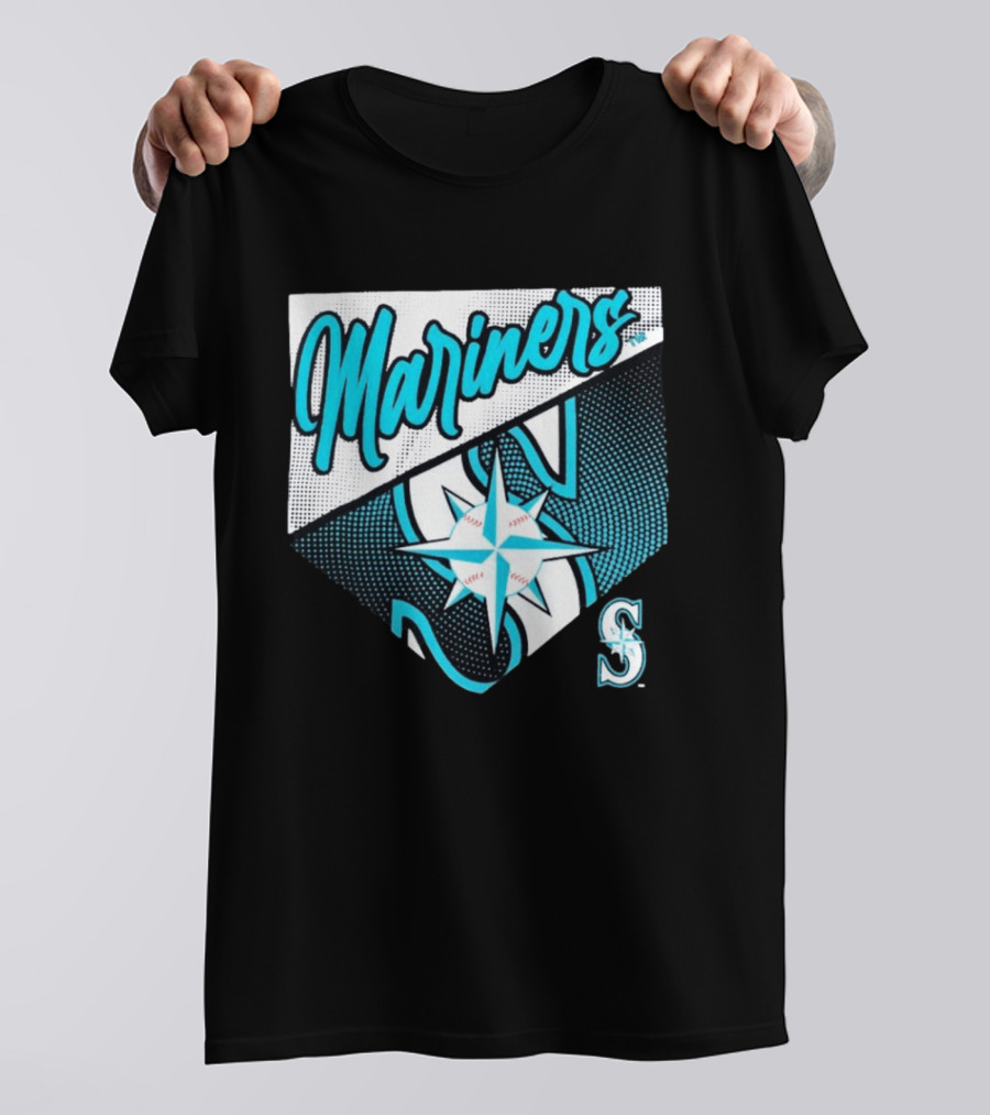 Mariners Compass Baseball Seattle Mariners T-Shirt