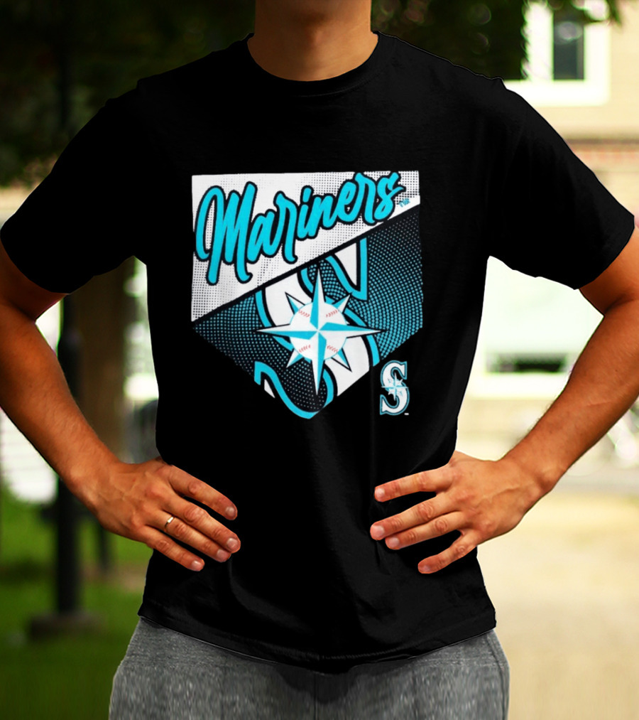 Mariners Compass Baseball Seattle Mariners T-Shirt