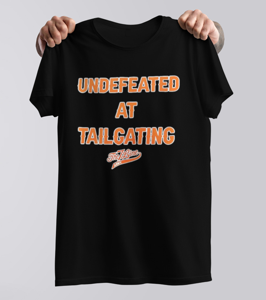 Undefeated At Tailgating The 7 Line Army New York Mets T-Shirt