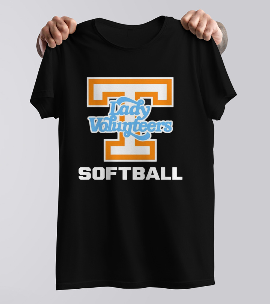 University Of Tennessee Lady Volunteers Orange Softball Team T-Shirt