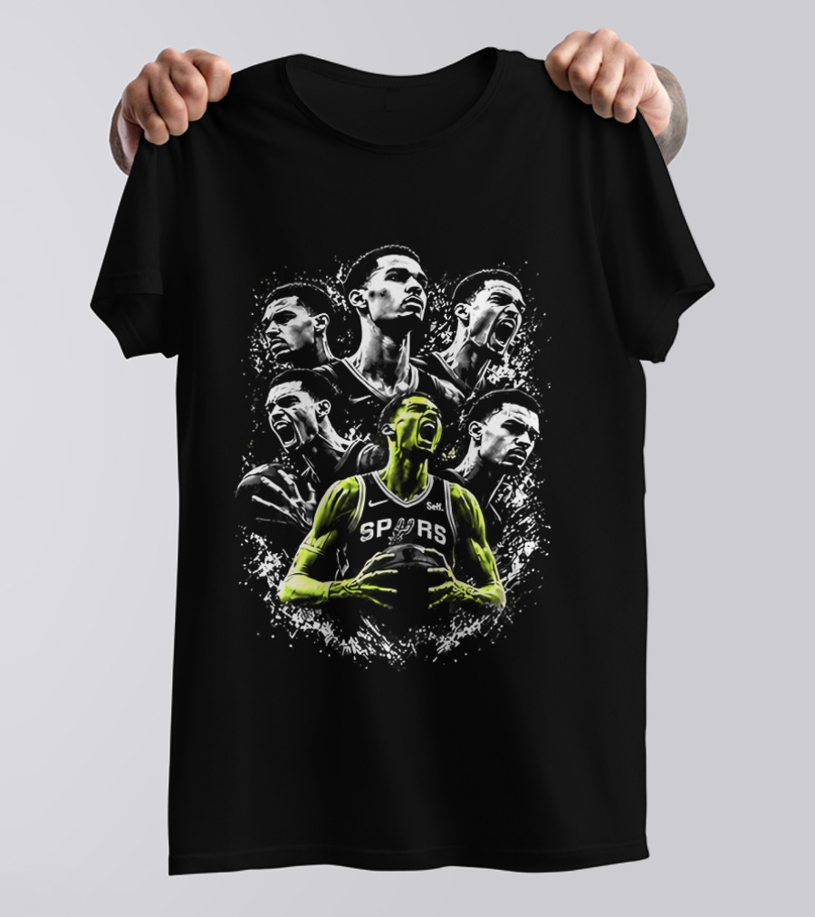 Victor Wembanyama San Antonio Spurs Basketball Passionate Moments T-Shirt