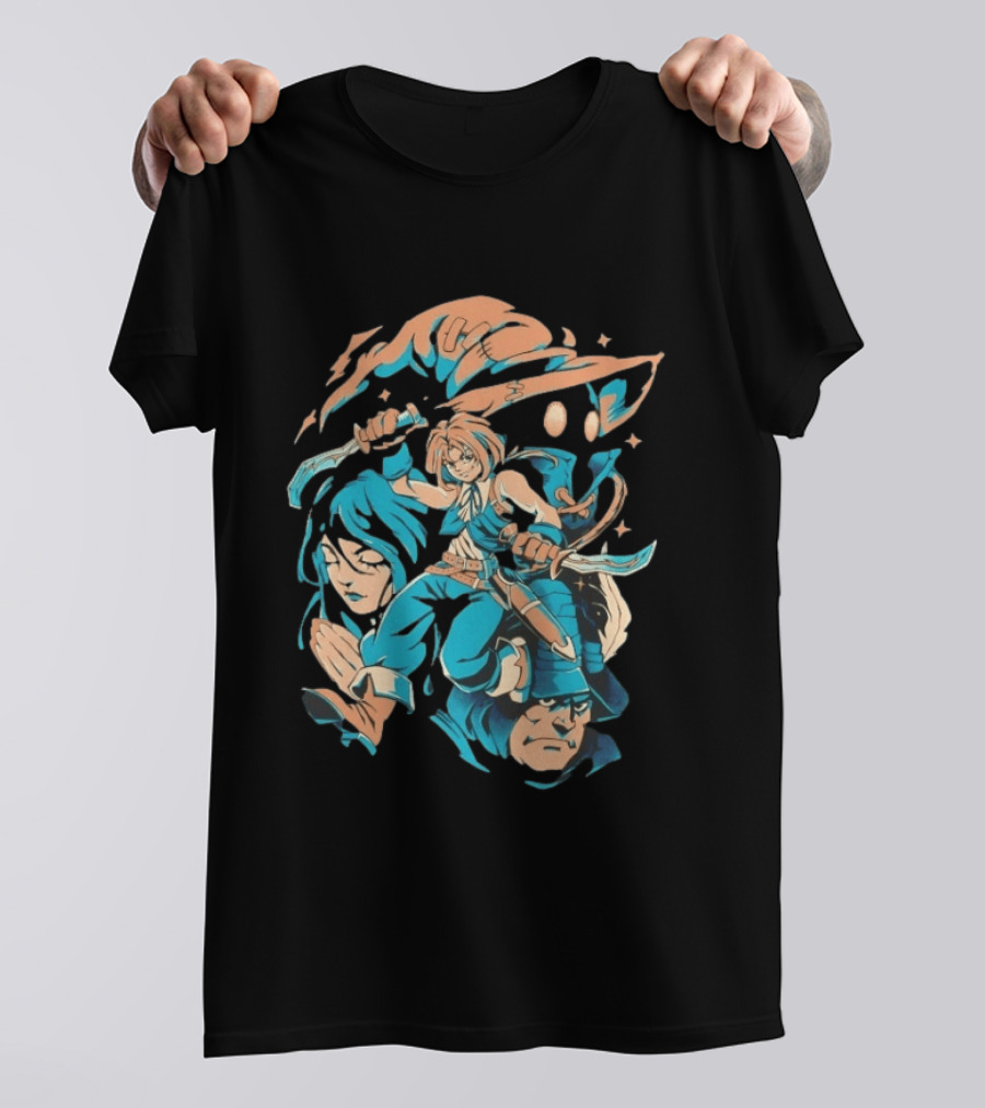 Final Fantasy IX Zidane Tribal Epic Adventure Thief T-Shirt