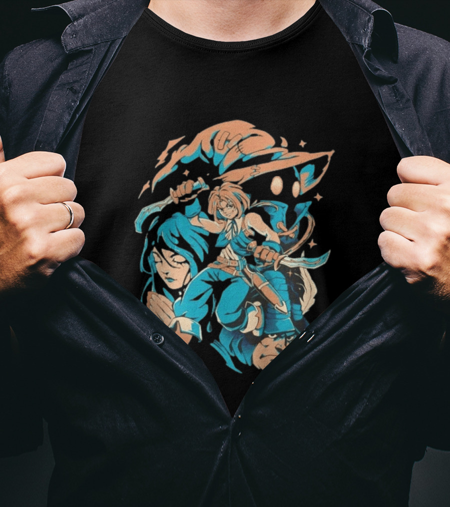 Final Fantasy IX Zidane Tribal Epic Adventure Thief T-Shirt
