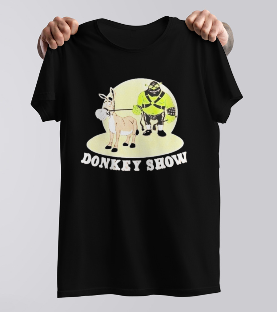 Shrek Gimp Donkey Show Leash T-Shirt