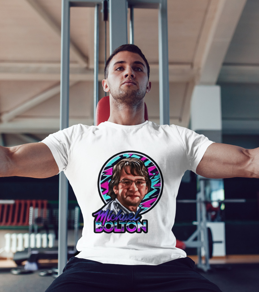 Michael Bolton 80s Aesthetic Office Humor T-Shirt