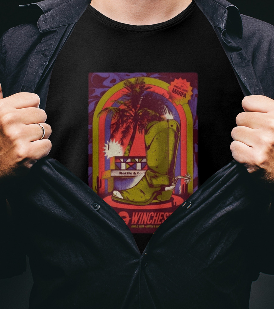 49 Winchester June 5 2026 Bottle & Cork Dewey Beach DE Special Guest Marfa T-Shirt