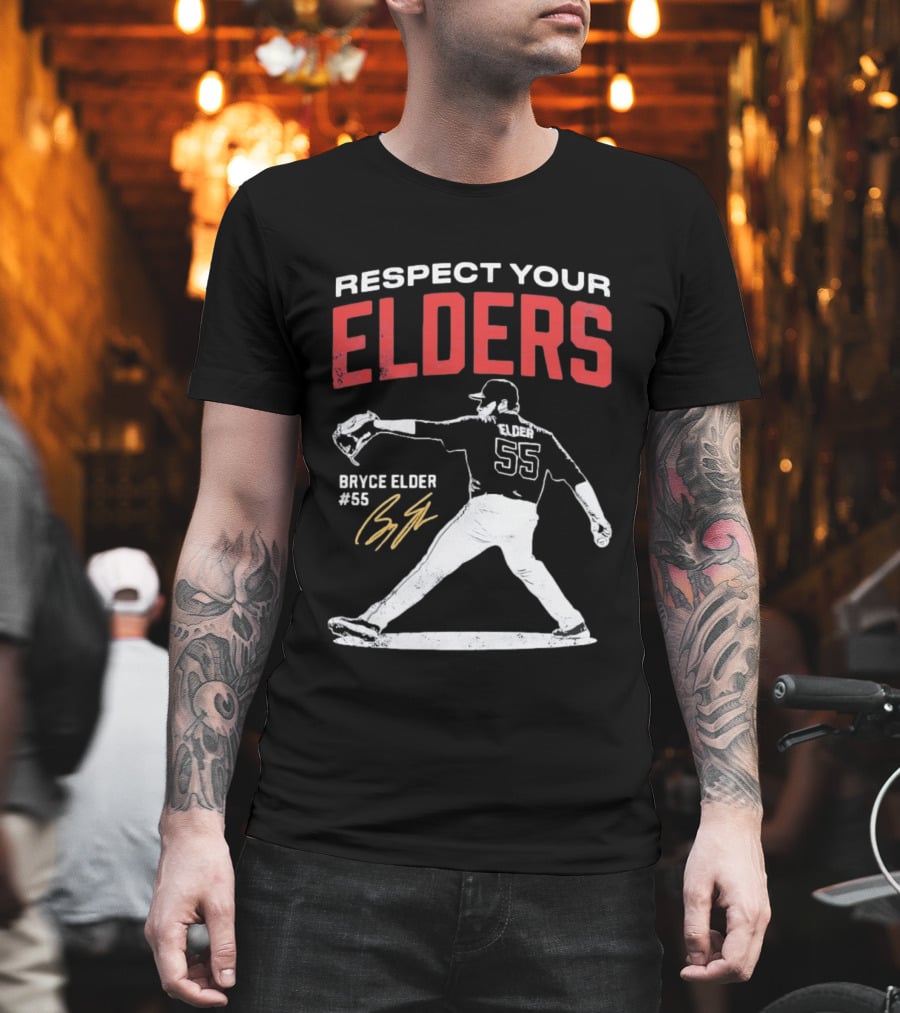Respect Your Elders Bryce Elder #55 Atlanta T-Shirt