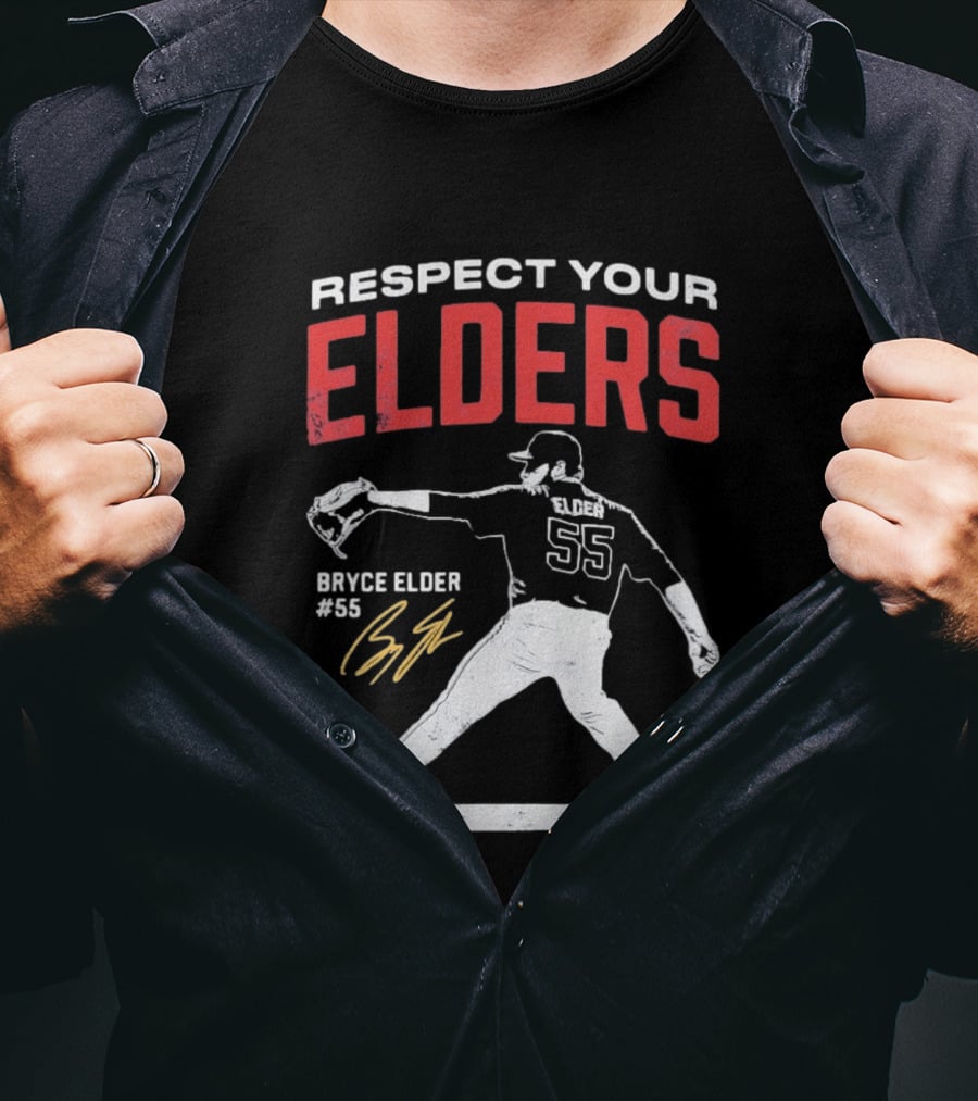 Respect Your Elders Bryce Elder #55 Atlanta T-Shirt