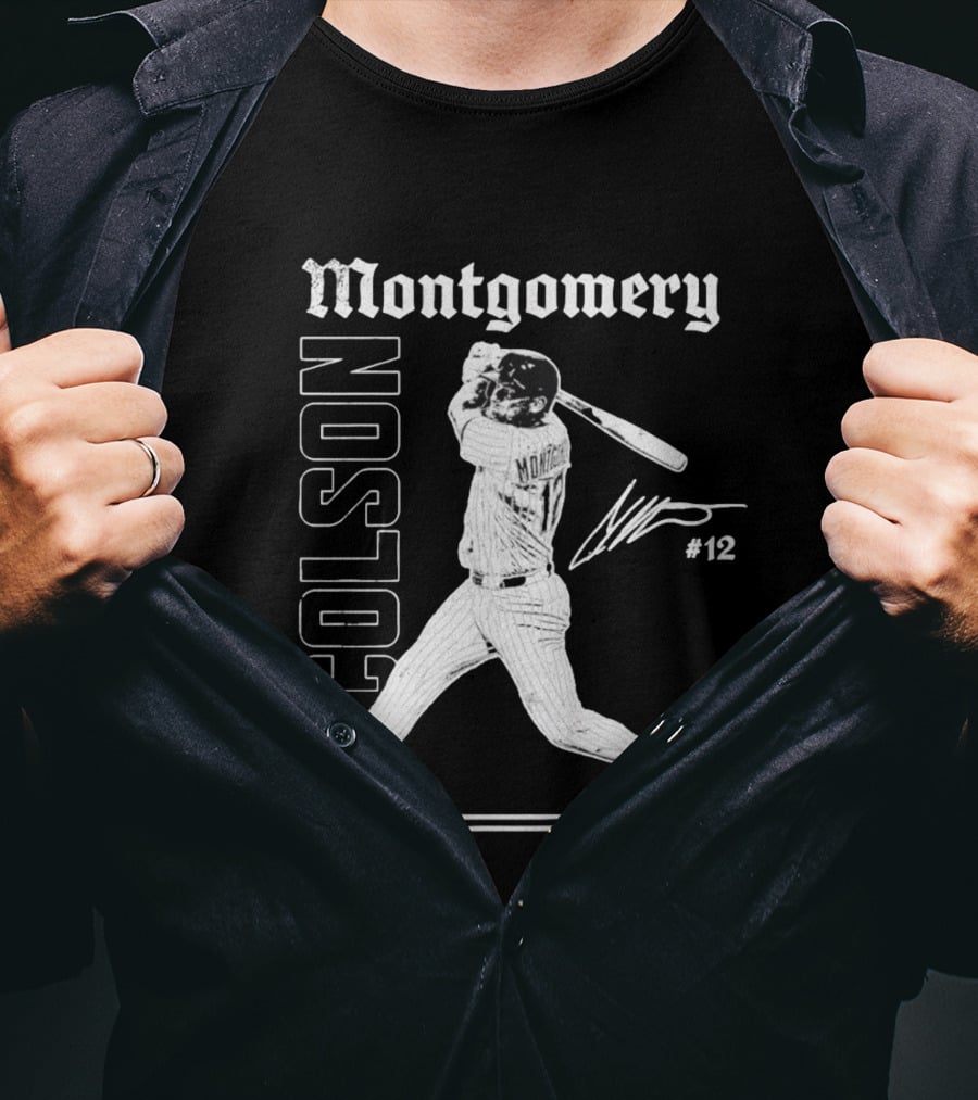Montgomery Colson Baseball Chicago White Sox #12 T-Shirt