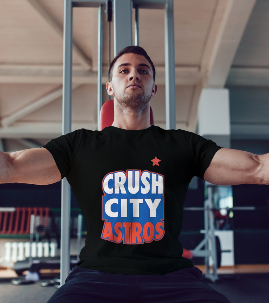 Houston Astros Crush City Astros Baseball Fan T-Shirt