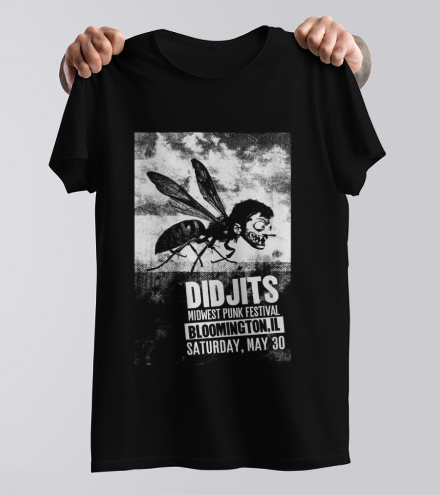 Didjits Midwest Punk Festival Bloomington IL Saturday May 30 T-Shirt